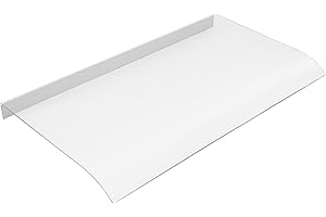 EAPMIC Awning Canopy,Clear Rain Shelter Cover for Door & Window, Polycarbonate Outdoor Entrance Awning for Front & Rear Doors Windows (Clear, 19.7 * 39.4")