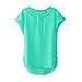 FUNOC® Women's Blouse Casual Short Sleeve Chiffon Blouse Shirt T-shirt Summer Tops