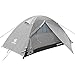 Bessport Camping Tent 1-2 Person Lightweight Backpacking Tent Waterproof Two Doors Easy Setup Tent for Outdoor, Hiking Mountaineering Travel