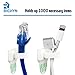 RICHYN Adhesive Small Hooks – Powerfull, Easy to Install and Utility – Perfect for Fixing Wire, Toothbrush, Accessories, Electric Cord – Removable & Easy to take Off – White