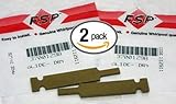 (2 PACK) PART # 37001298 GENUINE FACTORY OEM ORIGINAL CLOTHES DRYER DRUM GLIDE FOR MAYTAG, AMANA, WHIRLPOOL