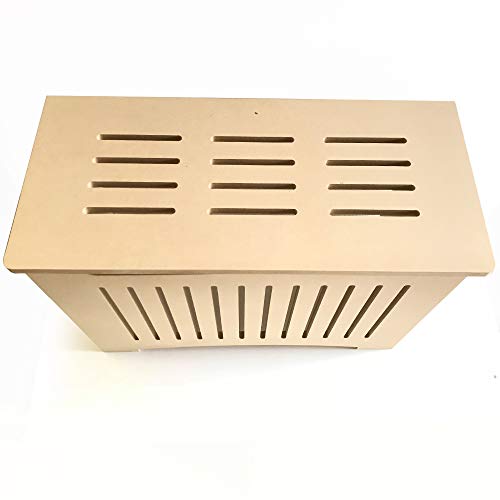 DIY KIT - Unfinished MDF Radiator Cover - Custom Size - Model MD29