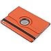 PT iPad case 10.2 inch for New iPad 8th Gen (2020) / 7th Generation (2019).360 Degree Rotating PU Leather Smart Stand Cover for Ipad 10.2 case, Orange