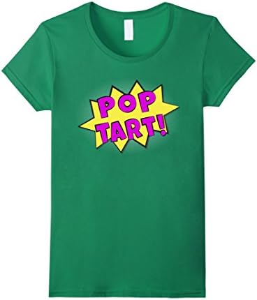 Women's Retro Pop Art Cartoon Shout Bubble Tart Small Kelly Green