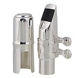 Yibuy Silver Brass #6 Nickel-plated E-flat Alto