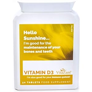 Vitamin D3 2000IU | Vegetarian Tablets | Manufactured in UK by GMP Standards