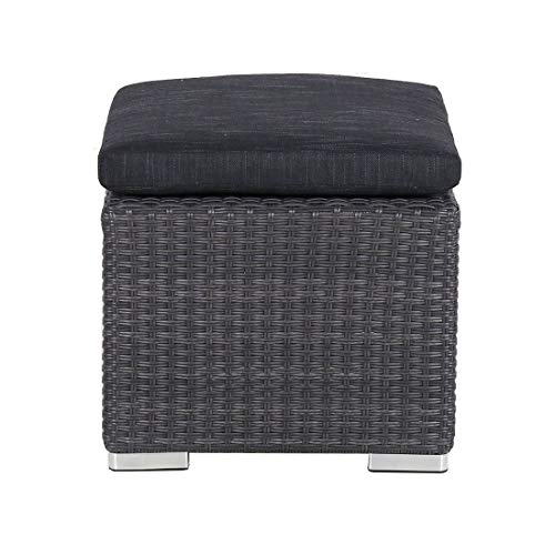 OUTLIV. Spain Gartenlounge 6tlg. aus Aluminium/Geflecht/Olefin Loungeset in Grau/Anthrazit Outdoor Sitzgruppe Set – Bild 8