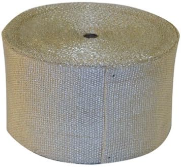 6" X 50' Fiberglass Exhaust/Header Wrap, Tan