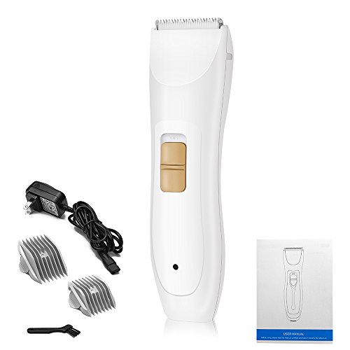 VersionTech Cordless Pet Clipper Low Voice Rechargeable Grooming Hair Trimmer Kit Set for Dogs and Cats