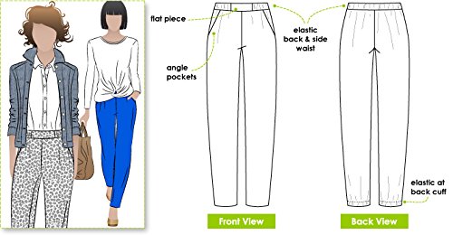 Style Arc Sewing Pattern - Lola Pant (Sizes 04-16)