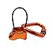 Geelife Rock Climbing Belay Device ATC and Carabiner Professional Rappelling Descender Safety Equipment （Orange）