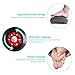 Naipo Shiatsu Foot Massager with Heat Electric Feet Massage Machine Roller Relieve Plantar Fasciitis Pain- 6 × 2 Rotating Node One-Button Control and Portable for Home Office