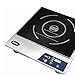 Empava Electric Stove Induction Cooktop Vertical with 2 Burners Vitro Ceramic Smooth Surface Glass in 120v, 12 Inch, Black