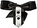 Lillian Rose Wedding Party Tuxedo Dog Collar, Adjustable, Black/White