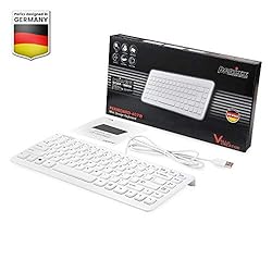 Perixx PERIBOARD-407W US, Wired USB Mini Keyboard