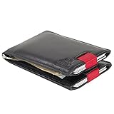 Moon Glory RFID Blocking Credit Card and Money Clip Leather Front Pocket Wallets (Apparel)