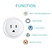 Smart Plug,Alexa WiFi Mini Smart Outlet,Working with Amazon Alexa Echo and Google Assistant,Easy to Use,No Hub Required Smart Socket,2 Pack,White,VERLIFE
