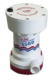 UPC 042237084965 product image for Rule 51S Marine Rule 1500 Automatic Bilge Pump (12-Volt),White/Red (B000O8B6BU) | upcitemdb.com