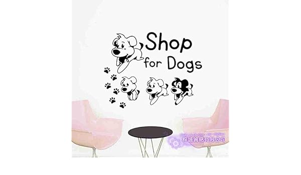 Crjzty Decoracion para Azulejos Dog Grooming Salon Pet Shop ...