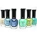 LOT OF 6 KLEANCOLOR PEARL COLLECTION NAIL POLISH LACQUER MANICURE + FREE EARRING by Kleancolor