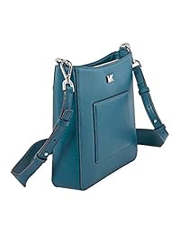 Michael Kors Gloria - Colgante de piel pulida con bolsillo, diseño de Altman