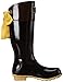 Joules Women's Evedon Rain Boot, Black, 7 M US