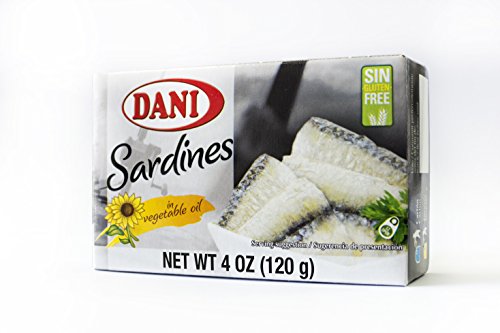 Dani Sardines (Pack of 25) in Vegetable Oil Canned 4 oz (120 g) - Thumbnail 3