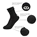 Beach Socks Wear in Sand Playing Volleyball & Soccer or as Booties for Snorkeling, Diving & Watersports（Kids Women and Men） ST01,Black,L
