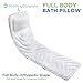 Soothing Company Full Body Bath Pillow, Bathtub Mat, Comfortable Bathtub Back Head Rest Pillow for Relaxation, Spa Cushion for Hot Tub, Quick Drying, Machine Wash, Fits Most Tubs, 50 Inches Long