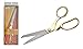 Szco Supplies Professional Heavy-Duty Fabric Scissors for Tailoring with Gold Finished Handle