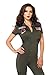 Leg Avenue Women's Top Gun Flight Suit Costume, Khaki, Large