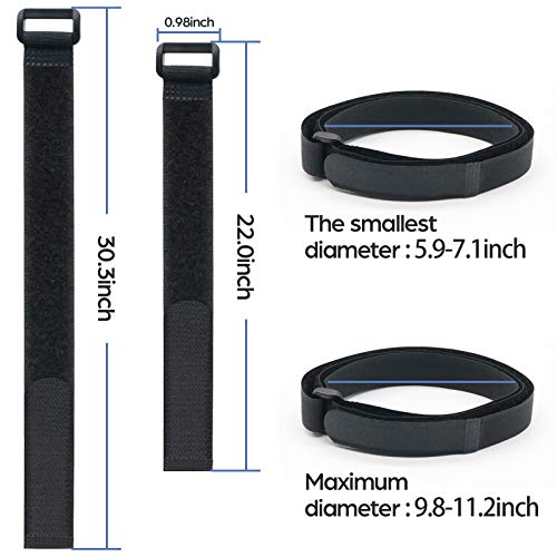 Velcro Straps, 12pcs Velcro Cable Ties Couch Straps, Velcro Strips