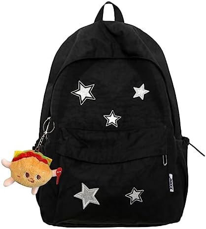 Amazon.com: KANGDAWEI Cute Star Denim Backpack, Grunge Y2K Vintage