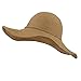 LETHMIK Summer Beach Straw Hat Womens Wide Brim Floppy Packable Sun Hat Khaki