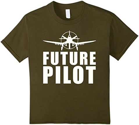 Kids Future Pilot T-Shirt 6 Olive
