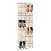 Simplized Over The Door Shoe Organizer | 24 Large Pockets with 3 Hooks | Heavy Duty Fabric | Hanging Shoe Rack Over The Door | Hanging Shoe Organizer for Closet Shoes Storage | Hang On Behind Back