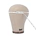 GEX Cork Canvas Block Head Manequin Head Wig Display Styling Head With Mount Hole