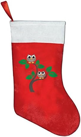 Jinbara The Owl Stood On The Tree Cartoon Santa Stocking Christmas Stockings Xmas Gifts