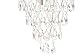 Tadpoles Pendant Chandelier - White Diamond | 12