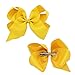 Pretty See Grosgrain Ribbon Bow Hair Clips 6'' Large Boutique Hair Bows for All Ages, 20Pcs/Set