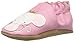 Robeez Girls' Soft Soles, Traditional Silhouette Slip-on, Princess-Pink, 12-18 Months M US Infant