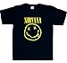 Nirvana Smiley Face Smile T-Shirt (Small)