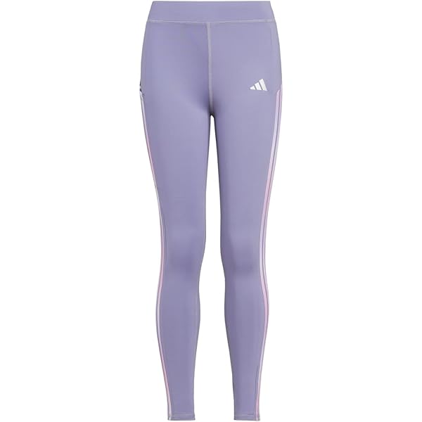 Amazon.com: adidas Girls' 3 Stripe Cotton Cell Pocket Legging (Big