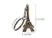 The New World15 12pcs/lot 3D Eiffel Tower French Souvenir Paris Keychain Cute Adornment Keyring (Bronze)