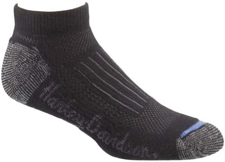 Harley-Davidson Wolverine Women's Cruiser Coolmax Socks, Black - 3 Pairs