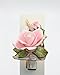 Cosmos 2121 Fine Porcelain Lighted Pink Rose Night Light, 3-1/2-Inch