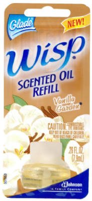 Glade Wisp Flameless Candle Refill, Vanilla Garden