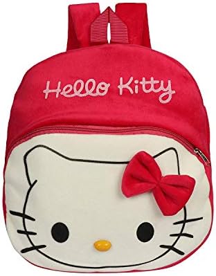 O Teddy Kid's Plush Hello Kitty School Bag, Pink