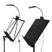 Kootek 2 Pack Clip On Reading Light - 10 LED Rechargeable Book Lights, Music Stand Light Piano Orchestra Lamp with Adjustable Neck USB Desk Lamps
