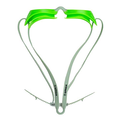 Splaqua Kids Swim Goggles for Boys and Girls - Adjustable Straps, Silicone Eye Seal, UV Protection and Anti Fog Lenses Swimming Goggle - Neon Green - Thumbnail 6